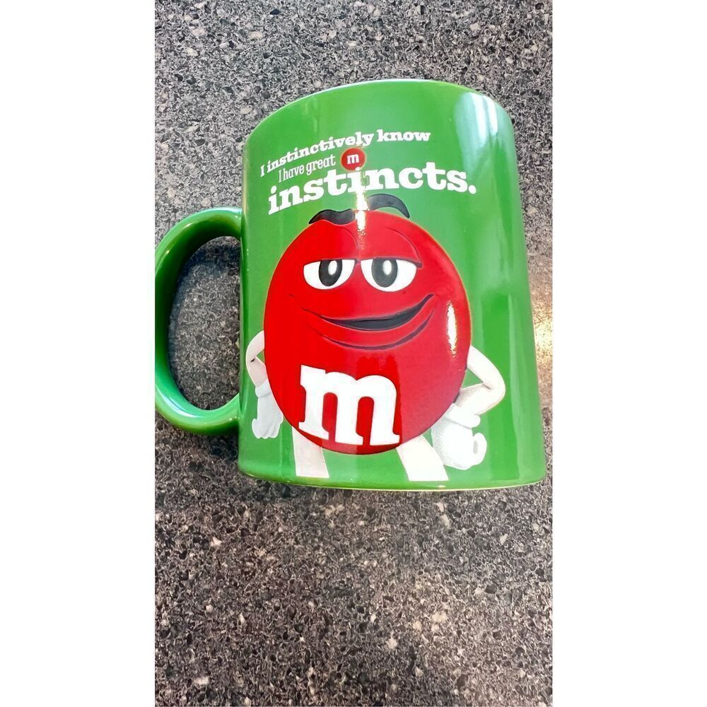 M&M's green mug 16oz